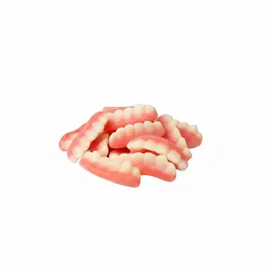 Gummy Teeth 8oz Fruity Chewy Candy for Halloween Parties & Fun