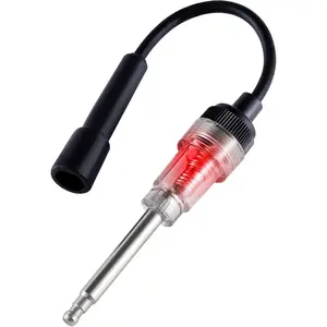 Inline Spark Plug Tester, Plug-in Engine Ignition Tester, Car Exterior Accessories, Automobile, Lawn Mower, Engine Verification-Armature Diagnostic Test Tool