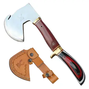 TheBoneEdge 12" Stainless Steel Blade Mini Hunting Axe Resin Handle With Sheath