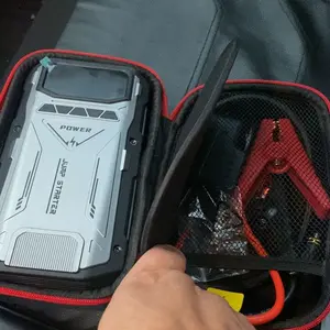 16800mAh [ 5 in 1 Function ] Geeneu Portable Car Jump Starter With Air Compressor 6000A (10.0L Gas, 9.0L Diesel) With 150 PSI Tire Inflator, 12V Car Battery Jump Power With LED Light F6 portable jumpstarter batterycharger Outdoorfun Emergency Lighting