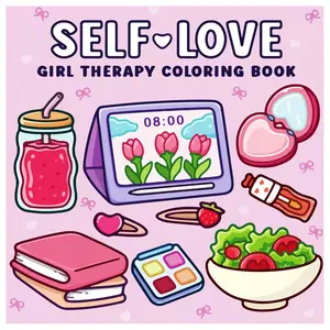Self-love: Coloring Books for Adults and Children Contain 48 Pages - with Calming Designs Featuring Cute Themes and Patterns, Serving As A Creative Art Therapy for Relieving Anxiety and Promoting Mindfulness, Relaxation Art Supplies