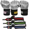 Mrx Elastic Weight Lifting Wrist Wraps - Unisex 1-Size 18" Extra Thick Fitness Accessory with Adjustable Strap, Elastic Wristbands for Muscle Support, Training, No Pain & Lift More Weight