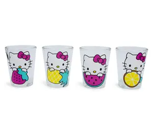 Hello Kitty 1.5-Ounce Mini Shot Glasses | Set of 4