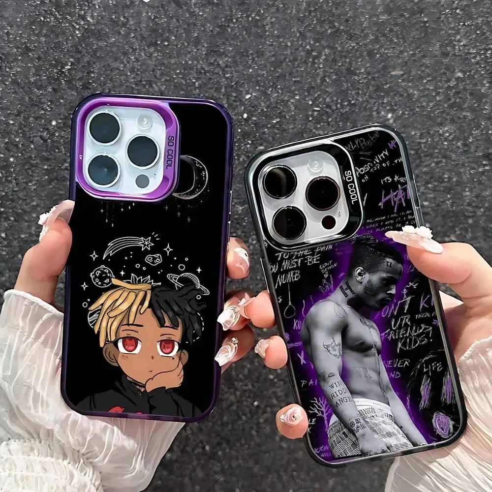 Rapper XXXTENTACION Themed Smartphone Case - Handheld Cellphone Protection for iPhone 17,16,15,14,13,12,11 Pro Max - Wireless-Friendly Air Cove Design, Devices