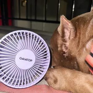 Portable clip on fan battery