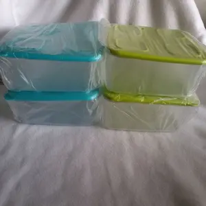 tupperware clear mates medium 4 pcs set