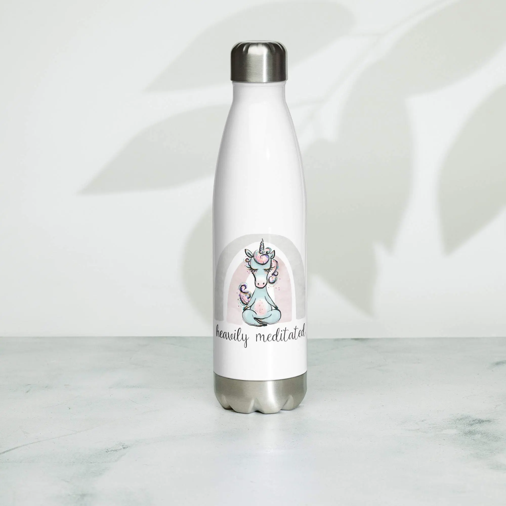 Heavily Meditated Water Bottle