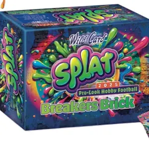 Wild Card Splat Pro-Look 2025 Breakers Brick Hobby Football