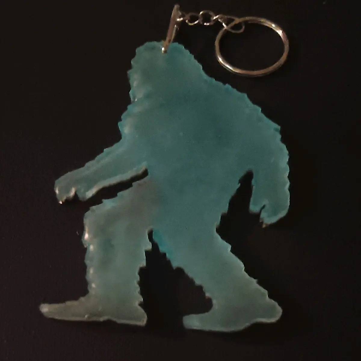 Bigfoot Keychain - Glow in the Dark - Perfect for Your Collection