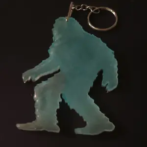 Bigfoot Keychain - Glow in the Dark - Perfect for Your Collection