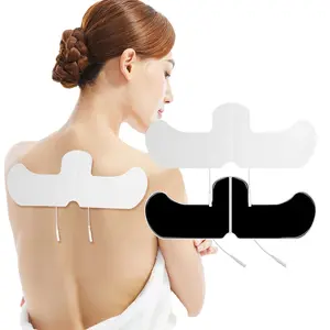 Large Electrode Pads Replacement Physiotherapy Tens Electrode Pad For EMS Muscle Stimulator Pulse Therapy Massager Conductive Gel Patch Acupuncture Electrostimulator Massage Accessories Reusable 2mm Plug