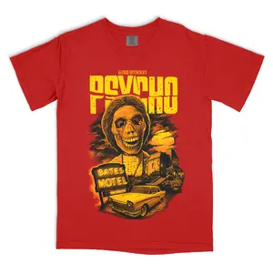 Psycho No Vacancy T-Shirt, Movie Shirt, Fashion Cotton, Full Colors, Full Sizes, For Men, For Women
