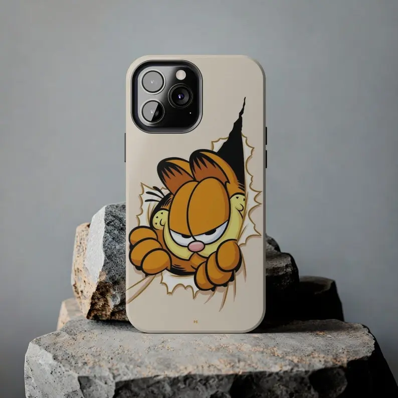 Garfield Phone Case, Iphone 15 Pro Max Collage Phone Case ,Iphone 14 Pro Max Case, Iphone 13 Pro Max Case, Iphone 12 Pro Max Case 11, X ,plus