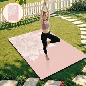 Diatomite Yoga Mat Non-Slip Sweat-Absorbing Odorless Home Outdoor Fitness Mat Thick Wide Exercise Pad Yoga Equipment