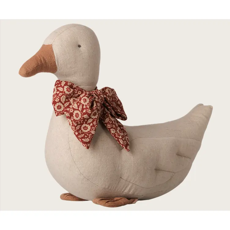 Maileg | Duck with bow - Sand | (Ships Mid September)