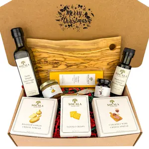 Spread the Christmas Joy Cheese Gift Basket