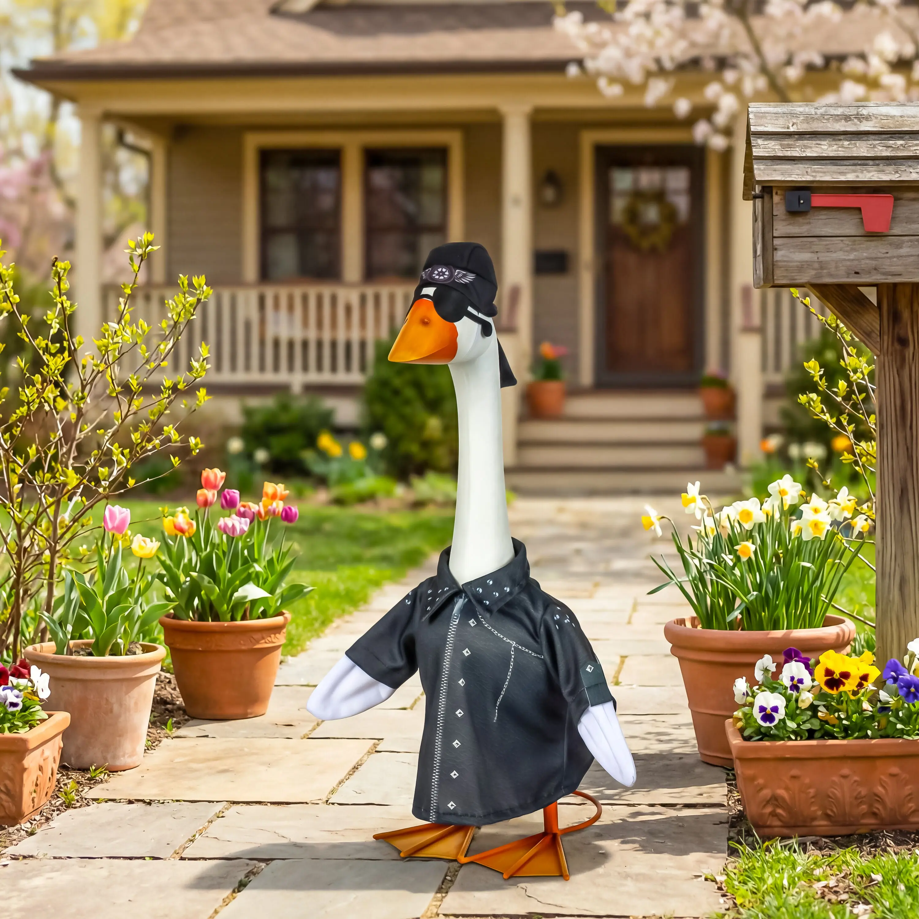 Giddy the Goose Outfit, Biker