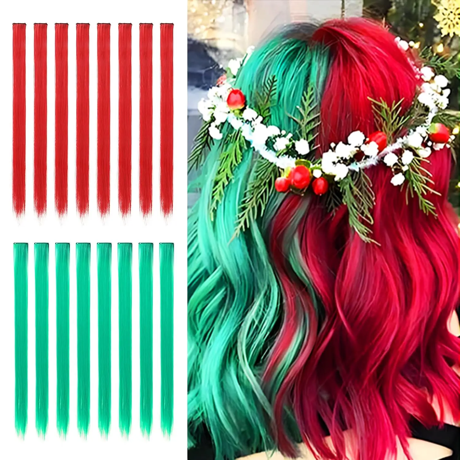 Green & Red 16pcs