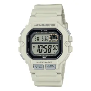 Casio Men’s Beige Digital Sport Watch with Grey Dial - WS-1400H-8AVCF