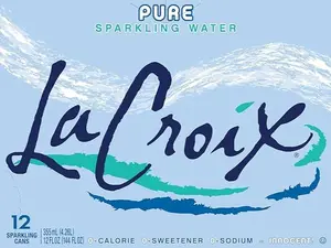 LaCroix Sparkling Water, Pure, 12 Fl Oz (pack of 12)