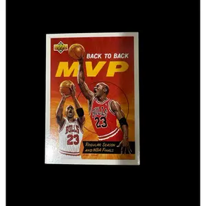 Upper Deck 1992-93 Michael Jordan 67 Back to Back MVP Regular Season & NBA Finals Trading Card