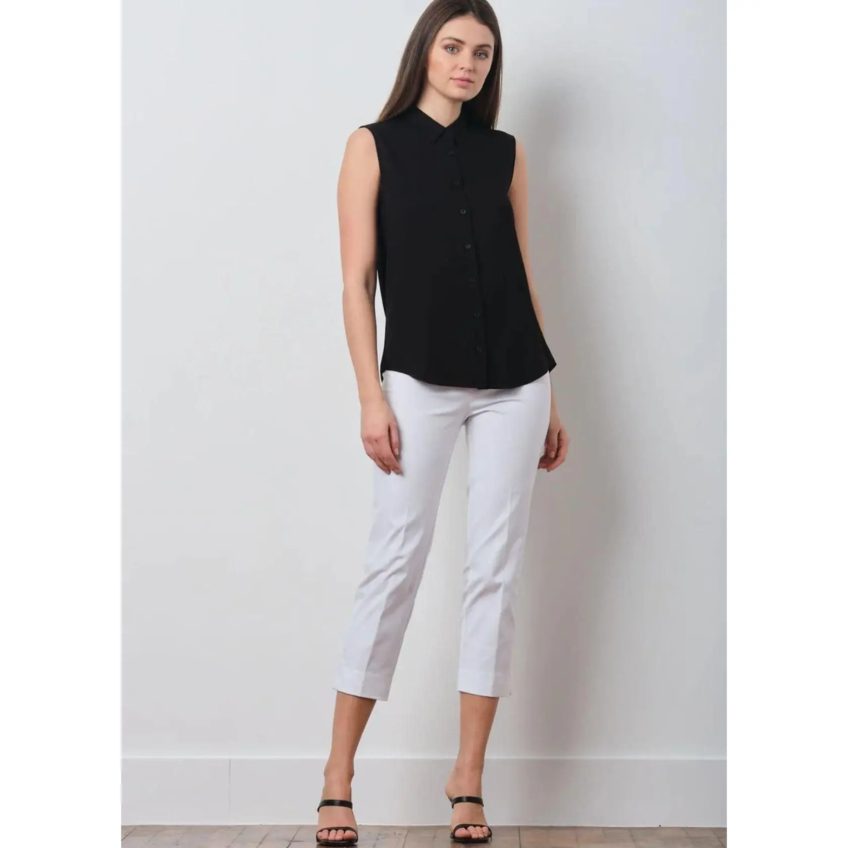 AVENUE MONTAIGNE Brigitte Pant - White