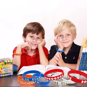New Rugby Silicone Bracelet Silicone Football Inspirational Bracelet Children's Football Gifts Party Supplies