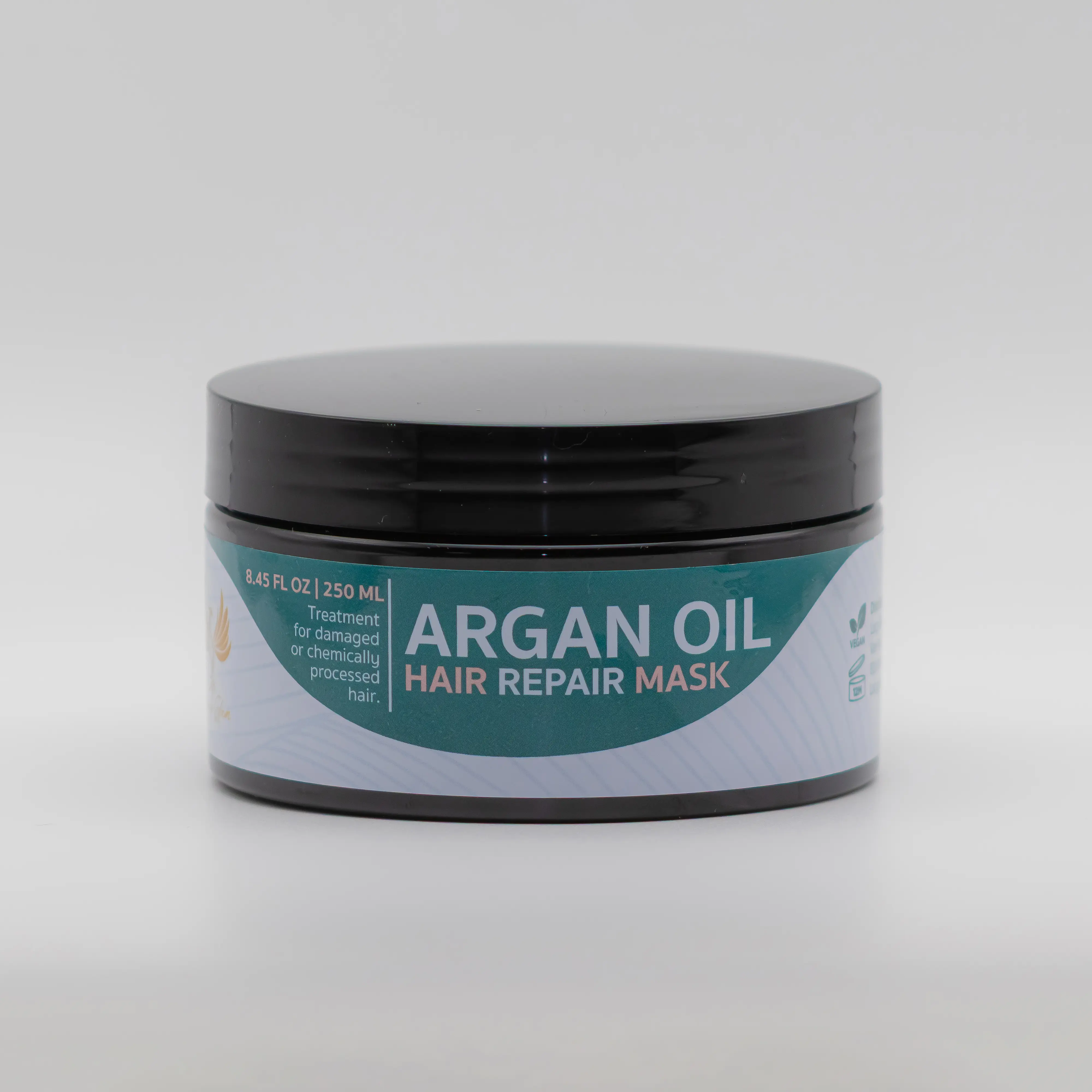 LucyGlam - Argan Oil Hair Repair mask 8 oz Sunflower Aloe Organic Haircare Aloe Vera Conditioner Castor Oil Hydrating Moisturizer hair care, Moisturizing, Natural Hair Oil