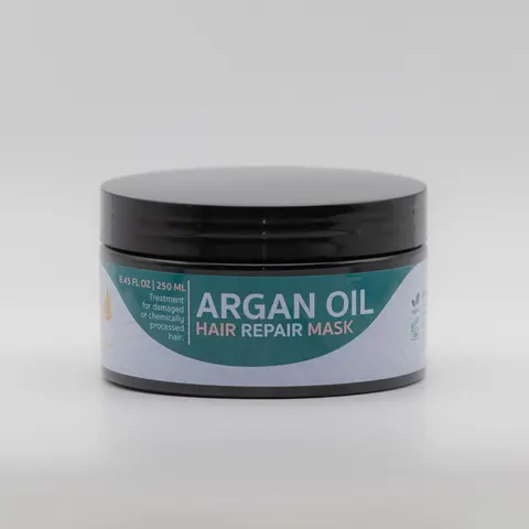 LucyGlam - Argan Oil Hair Repair mask 8 oz Sunflower Aloe Organic Haircare Aloe Vera Conditioner Castor Oil Hydrating Moisturizer hair care, Moisturizing, Natural Hair Oil