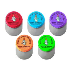 Silicone Can Covers (5 Pack) - Drinkware Accessory, Reusable Drink Caps, Dust & Bug Protection, Keeps Drinks Fresh, Ideal for Outdoor & Party Use