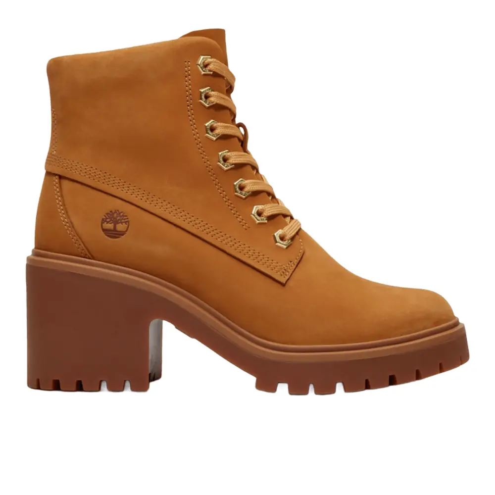Timberland Womens Stone Heights Mid Lace Up Casual Boots Ankle Low Heel 1-2" - Brown