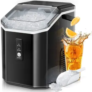 Craft Your Ice Paradise: Freeze 35 lbs Daily, Self-Cleaning Magic in Black Ice