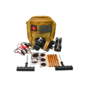 Atv Utv Flat Repair Kit Tubeless Tube Tire With Mini Air Compressor