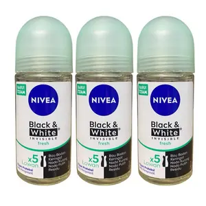 Nivea Black & White Invisible Fresh 3 Pack Deodorant