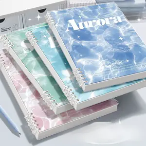 1 pc B5/A5 Aesthetic Loose Leaf Notebook - Ins Minimalist Style, Detachable, Thick Paper, Durable Cover, Perfect for School, College and Work, Study Journal, Daily Planner, Creative office notepad, Simple Design Suitable for Office Use