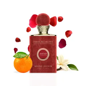 Anfar London Rouge Elixir Pour Femme Extrait De Parfum, 100 ml (3.4 fl oz/3 to 3.9 fl oz) Fresh Citrus Floral Women's Fragrance - Lemon Verbena, Mandarin Citrus, Clove, Rosewood Notes, Single Item