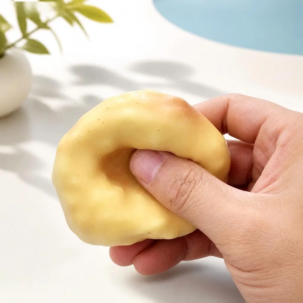 Viral Summer Block Potato Squishy Fidget Toy - Satisfying Squeaky Sensory Squeeze Toy, High-Playability Stress Relief Squisher for Kids & Teens, Trendy TikTok Must-Have Gift