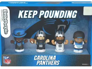 Little People Collector NFL Carolina Panthers Keep Pounding Series 1 Collectible Figures New Officially Licensed