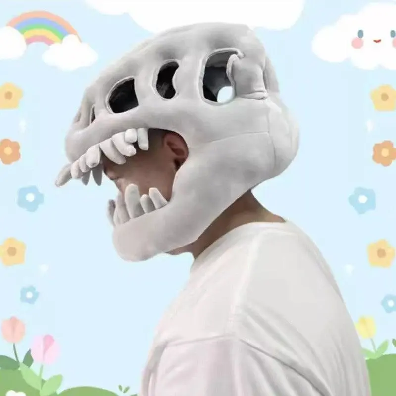 Single dinosaur headgear