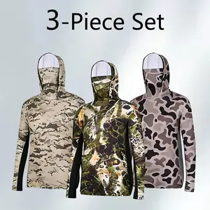 [3-pcs]  2016 new Men's Quick-Dry Sports Hoodies Face Mask Breathable Sun Protection for Gym,outdoor, Running & Casual Attire Activewear graphic tees Athletic Workout Clothing Lightweight Athletic Outfits compression shirts workout tops gym shirts