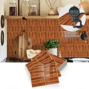 Striped Waterproof Wall Stickers, Peelable and Removable, Bathroom Shower Wall Decor, Easy DIY Renovation, Home Decoration