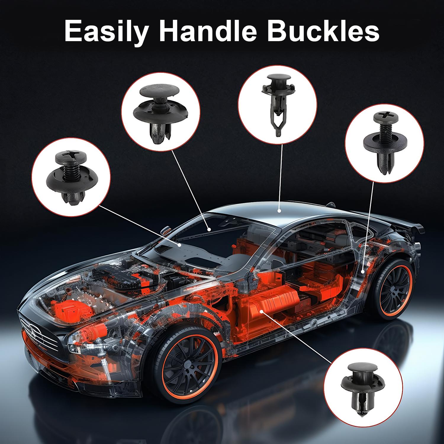 Automobile Interior Upholstery Trim Clip Pliers Remover Tool, - Car Panel Upholstery Trim Clip Removal Tool Plier, Interior Clip Fastener Rivet Push Pin Panel Pliers, Repair Tool for Car Vehicle Dashboard Clip Remover Plier