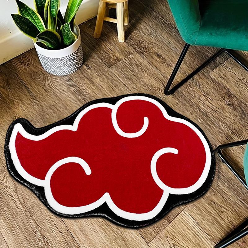 Cloud Pattern Rug Cloud Pattern Rug, 1 Count Bedroom Bedside Cartoon Carpet, Soft Shaggy ...