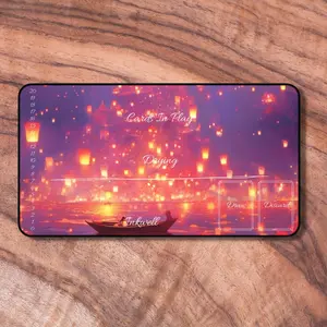 Lorcana Playmat with Zones, Rapunzel Themed TCG Playmat, TCG Playmat, Unofficial Lorcana Play mat, Gaming Mouse Pad Desk Mat