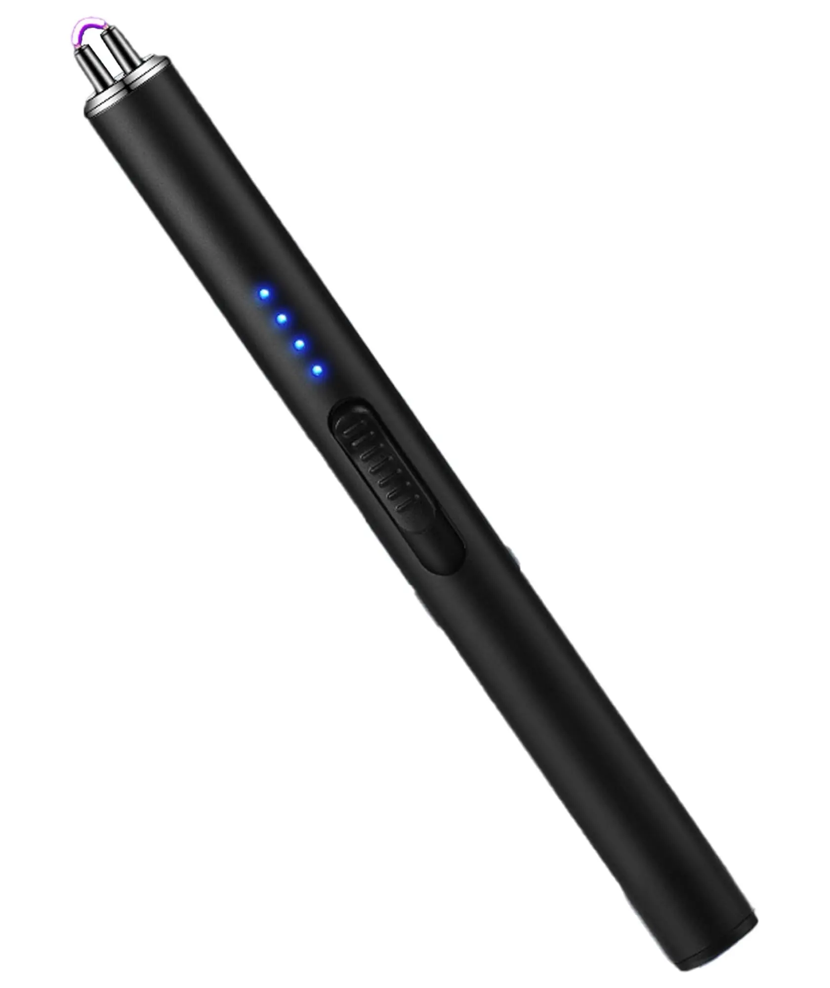Rechargeable USB Charge Flame-Free Windproof Lighter - Flexible Long Neck, Automatic Power Off, 500 Ignitions per Full Charge, Batteries Powered, Low Noise, Moisture-Proof Kitchen Fire Starter Gadget for Outdoor Use
