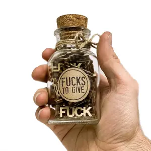 The Original Jar of Fucks - 5oz Great Prank Gift with Description Card for Office, Birthday, and Anniversary Celebrations