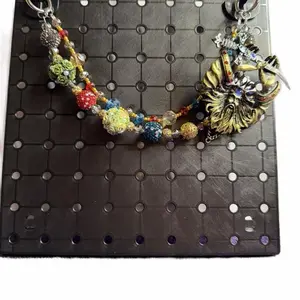 Warrior Bag Chain - Colorful Beaded & Ornate Metal Design for Stylish Handbag Accessories