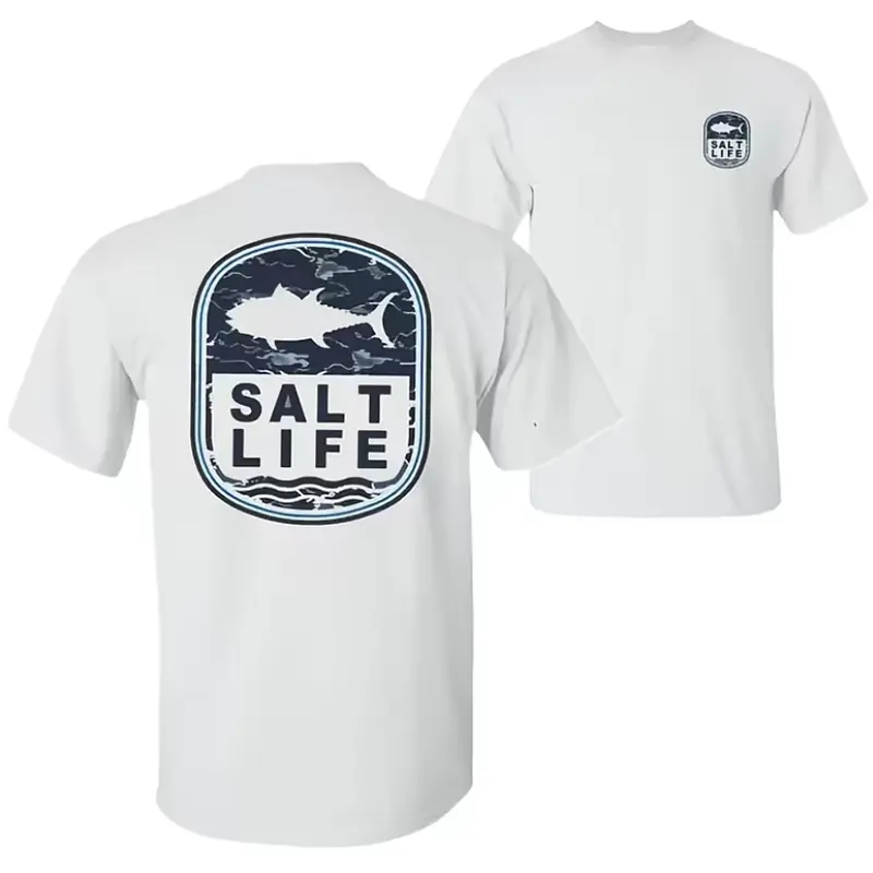 Cotton - Salt Life Tactical Fighter Graphic Tee, Patriotic Offshore Fishing Shirt, Saltwater Adventure T-Shirt for Outdoor Enthusiasts, Military Inspired Fishing Apparel ,Graphic tee for men and women,gift for him and herGraphicTee StreetwearTshirt
