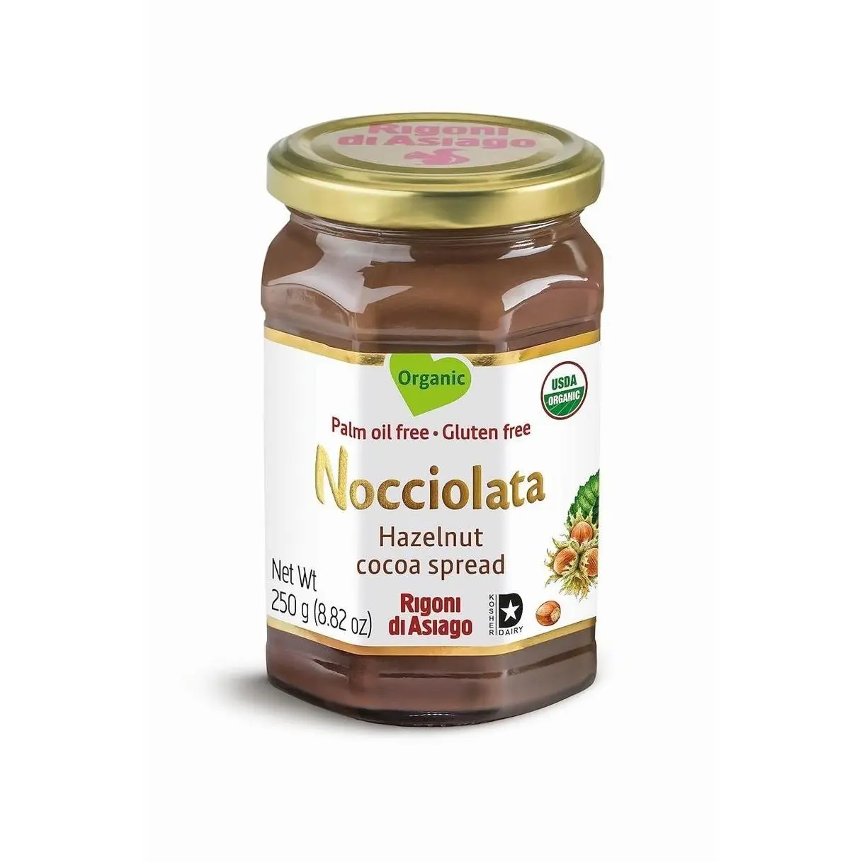 Nocciolata Organic Classic Hazelnut Spread, 8.82 Ounce