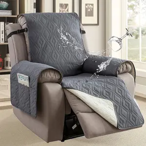Waterproof Recliner Cover, Non-slip Chair Cover, Adjustable Chaise Lounge Protector, Washable Slipcover with Pockets #TikTokShopHolidayHaul